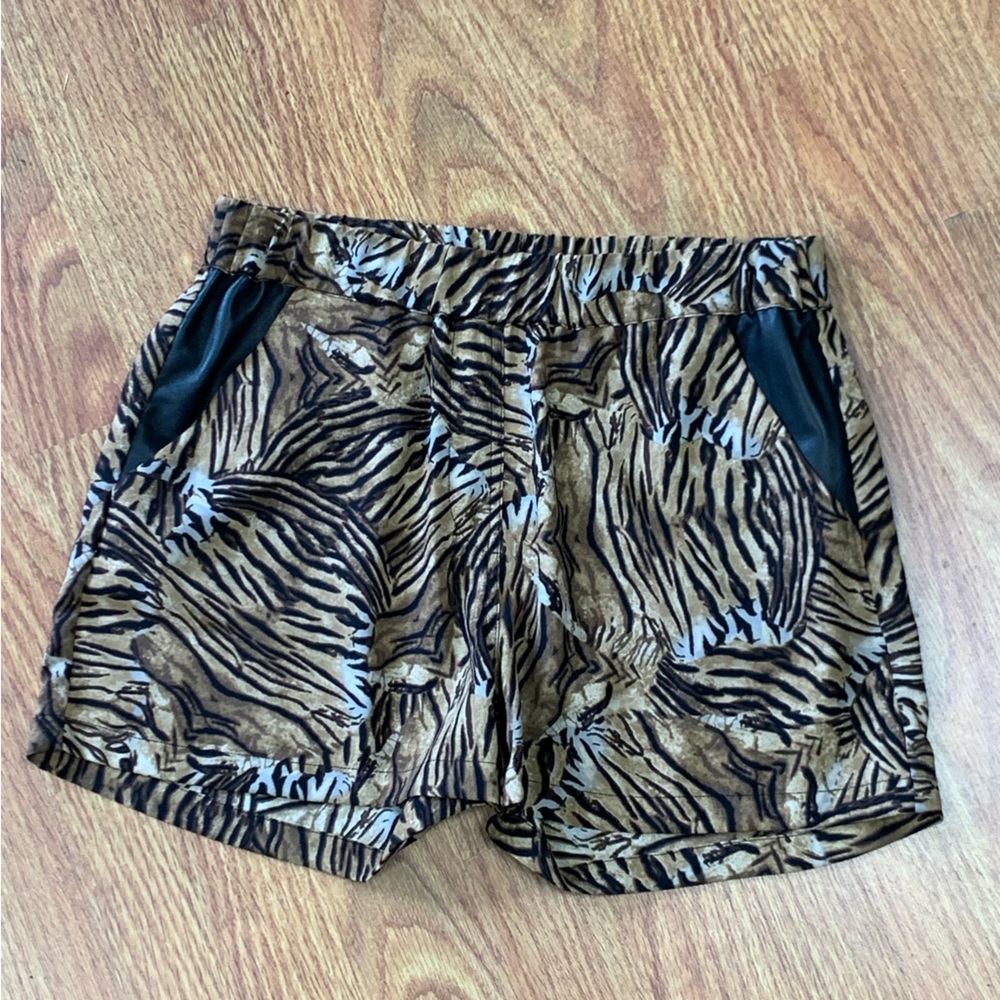 The Kooples Animal Print Shorts